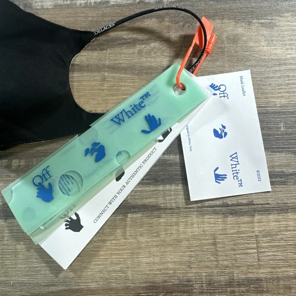 Off-White Logo Face Mask L /XL NWT 100% Authentic * $230 Retail *